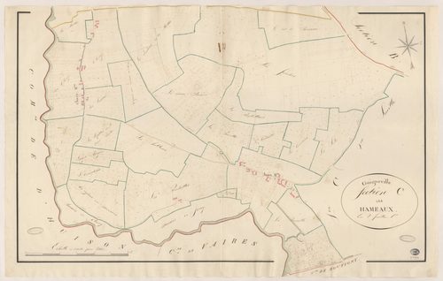GUIGNEVILLE. - Section C : Hameaux (les), 1ère feuille. 