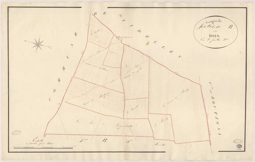 GUIGNEVILLE. - Section B : Bois (les), 2e feuille. 
