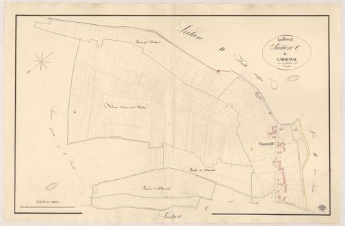 GUILLERVAL. - Section C : Garsenval, 2e feuille. 