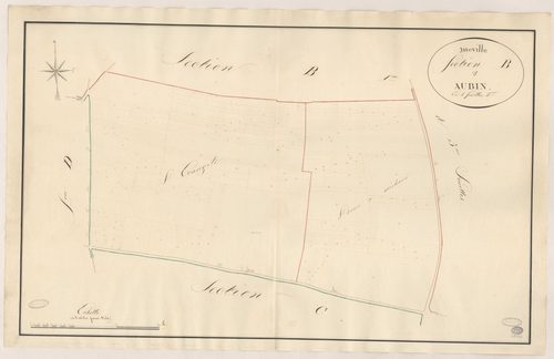 ITTEVILLE. - Section B : Aubin, 4e feuille. 