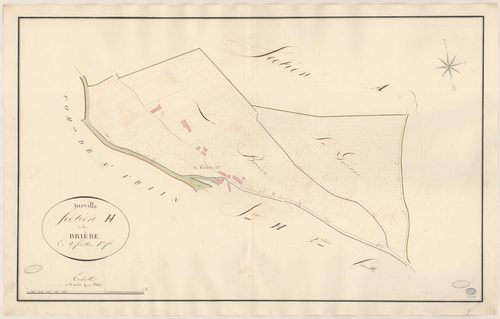 ITTEVILLE. - Section H : Brière (la), 1ère feuille. 
