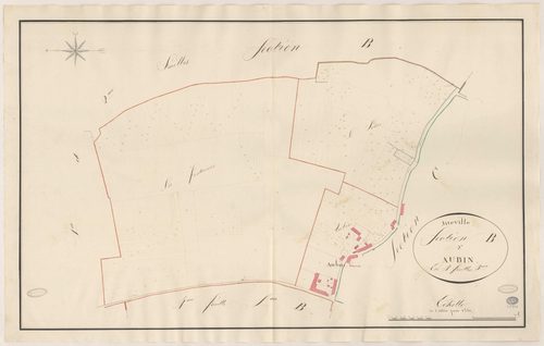 ITTEVILLE. - Section B : Aubin, 3e feuille. 