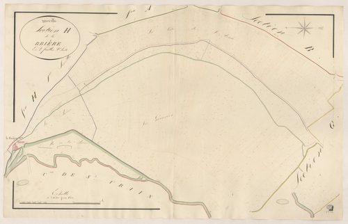 ITTEVILLE. - Section H : Brière (la), 2e feuille. 