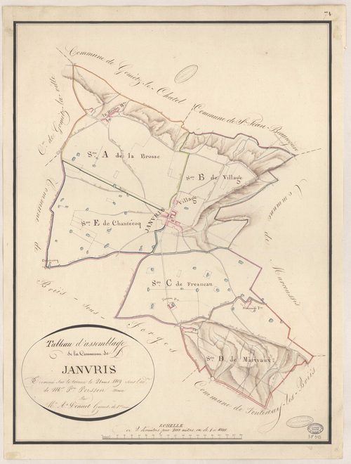 JANVRY. - Plan d'assemblage. 