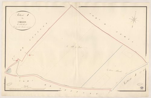 JUVISY-SUR-ORGE. - Section A : Cailles (les), 1ère feuille. 