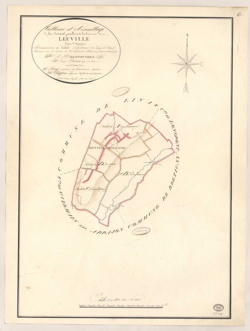 LEUVILLE-SUR-ORGE. - Plan d'assemblage. 