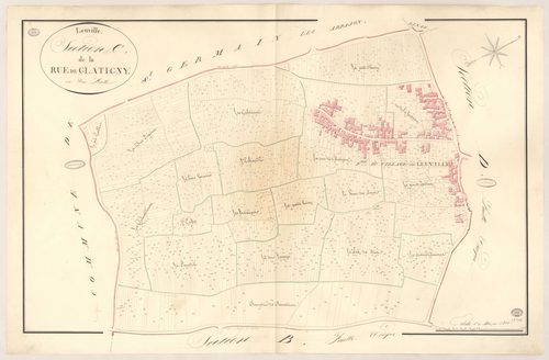 LEUVILLE-SUR-ORGE. - Section C : rue de Glatigny. 
