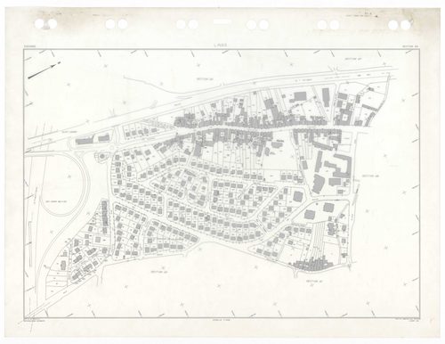LINAS, plans minutes de conservation : tableau d'assemblage,1947, Ech. 1/10000 ; plans des sections A1, A2, A3, B3, B4, C1, 1947, Ech. 1/1250, section D1, 1947, Ech. 1/2500, section D2, 1947, Ech. 1/5000, sections AA, AB, AC, AD, AE, AH, 1999, Ech. 1/1000