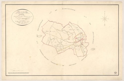 LINAS. - Plan d'assemblage. 