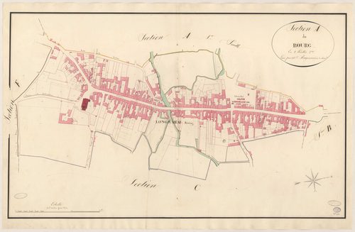 LONGJUMEAU. - Section A : Bourg (le), 2e feuille. 