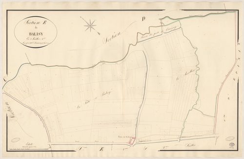 LONGJUMEAU. - Section E : Balisy, 1ère feuille. 