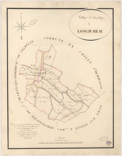 LONGJUMEAU. - Plan d'assemblage. 