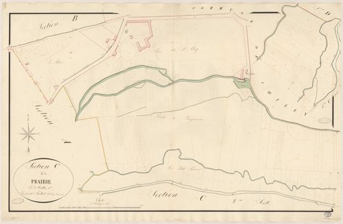 LONGJUMEAU. - Section C : Prairie (la), 1ère feuille. 