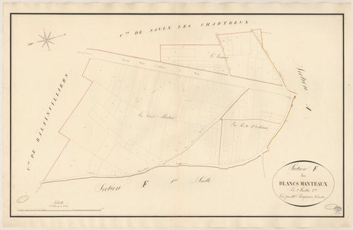 LONGJUMEAU. - Section F : Blancs Manteaux (les), 2e feuille. 