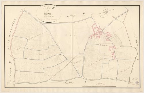 LONGPONT-SUR-ORGE. - Section B : Mesnil (le), 2e feuille. 