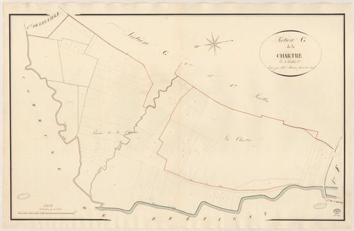 LONGPONT-SUR-ORGE. - Section G : Chartre (la), 3e feuille. 