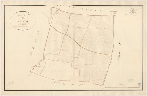 LONGPONT-SUR-ORGE. - Section G : Chartre (la), 1ère feuille. 