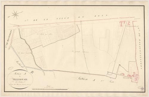 LONGPONT-SUR-ORGE. - Section A : Ville-Bousin, 1ère feuille. 