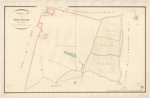 LONGPONT-SUR-ORGE. - Section A : Ville-Bousin, 2e feuille. 