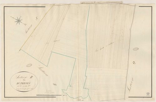 MAISSE. - Section R : Buternes (les), 2e feuille. 