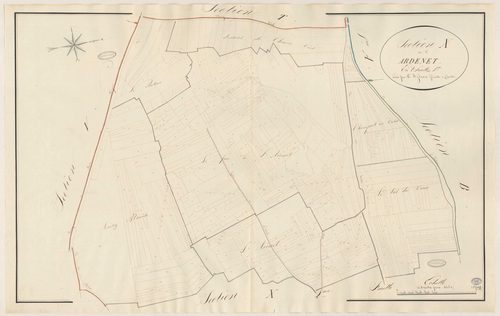 MAISSE. - Section X : Ardenet (l'), 1ère feuille. 