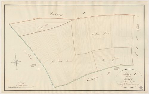 MAISSE. - Section U : Epine Jubet (l'), 1ère feuille. 