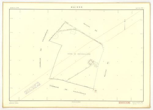 Plans minutes de conservation : MAISSE : tableau d'assemblage n°1, ech. 1/10000 (1955) ; sections AD, AE, AH, AO, AR, ech. 1/1000 (1955), sections AB, AC, AI, AK, AL, AM, AN, AP, AS, AT, AV, ZA, ZB, ZC, ZD, ZE, ZH, ZI, ZK, ZL, ZM, ZN, ech. 1/2000 (1955) ;