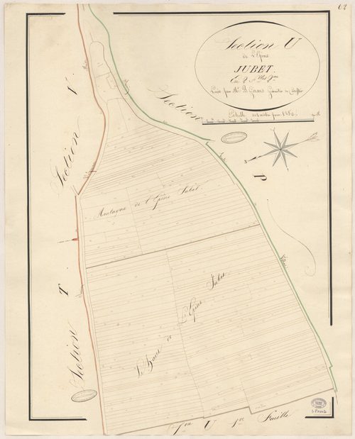 MAISSE. - Section U : Epine Jubet (l'), 2e feuille. 