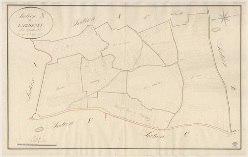 MAISSE. - Section X : Ardenet (l'), 2e feuille. 