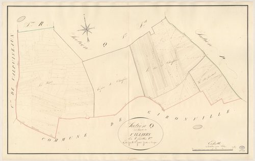 MAISSE. - Section Q : Hauts de Villiers (les), 2e feuille. 