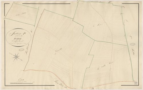 MAISSE. - Section P : Vallée Marie (la), 1ère feuille. 