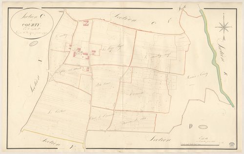 MAISSE. - Section C : Courty, 2e feuille. 
