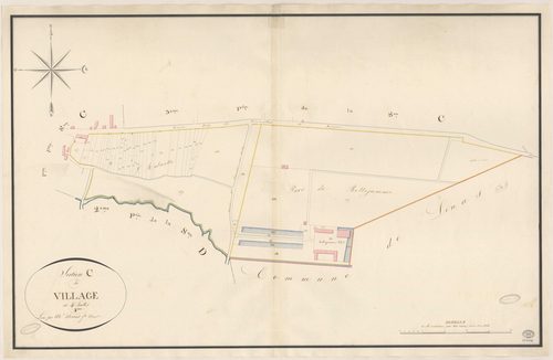 MARCOUSSIS. - Section C : Village (le), 4e feuille. 
