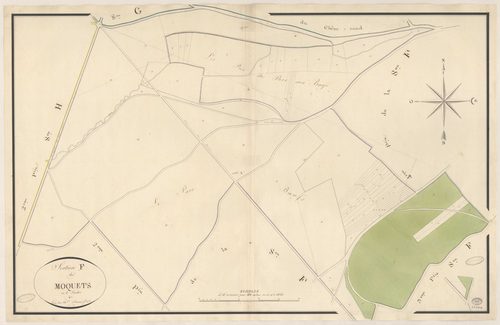 MARCOUSSIS. - Section F : Moquets (les), 1ère feuille. 