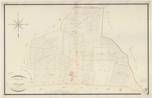 MARCOUSSIS. - Section C : Village (le), 3e feuille. 