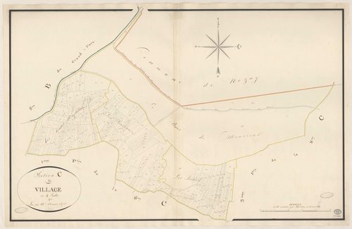 MARCOUSSIS. - Section C : Village (le), 2e feuille. 