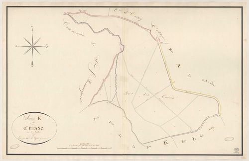 MARCOUSSIS. - Section K : Grand Etang (le), 1ère feuille. 