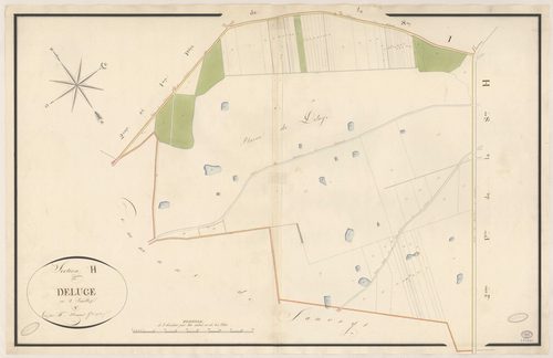 MARCOUSSIS. - Section H : Déluge (le), 1ère feuille. 