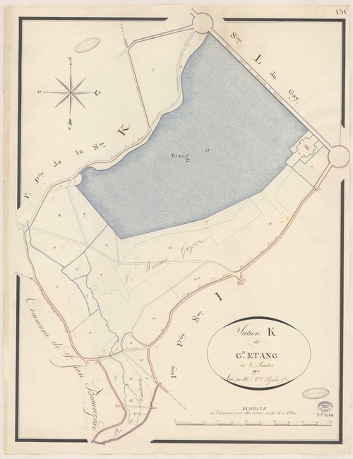 MARCOUSSIS. - Section K : Grand Etang (le), 2e feuille. 