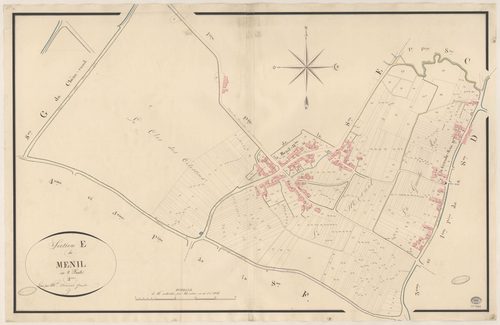 MARCOUSSIS. - Section E : Mesnil (le), 2e feuille. 