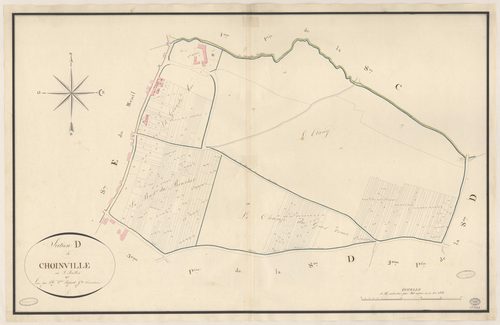 MARCOUSSIS. - Section D : Choinville, 1ère feuille. 