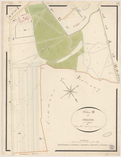 MARCOUSSIS. - Section H : Déluge (le), 2e feuille. 
