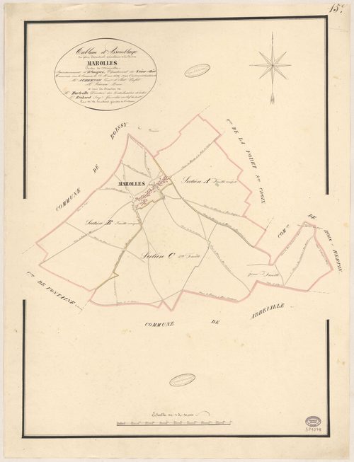 MAROLLES-EN-BEAUCE. - Plan d'assemblage. 