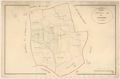 MAROLLES-EN-HUREPOIX. - Section D : Graviers (les). 