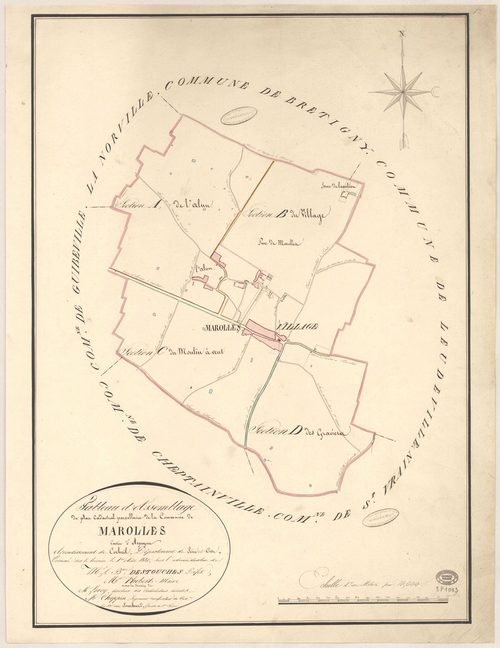 MAROLLES-EN-HUREPOIX. - Plan d'assemblage. 