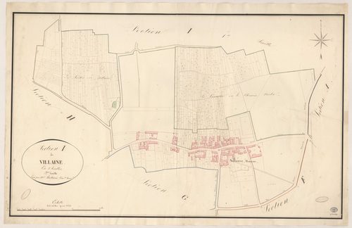 MASSY. - Section I : Villaine, 2e feuille. 