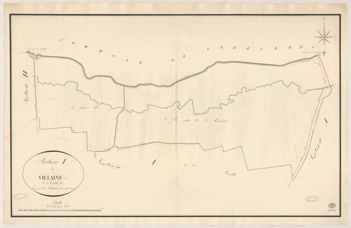 MASSY. - Section I : Villaine, 1ère feuille. 