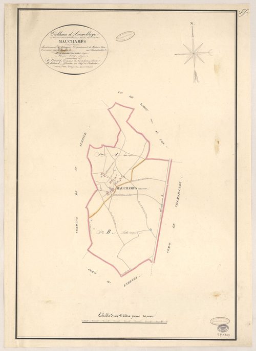 MAUCHAMPS. - Plan d'assemblage. 