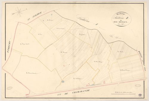 MAUCHAMPS. - Section B : Bois Desnaux (le). 