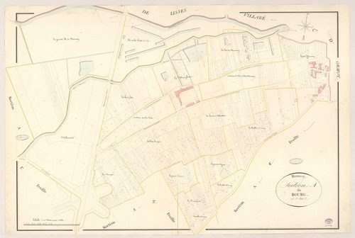 MENNECY. - Section A : Bourg (le), 3e feuille. 
